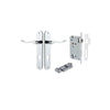 Iver Stirling Door Lever Handle On Oval Backplate - primehardware