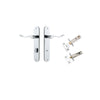 Iver Stirling Door Lever Handle On Oval Backplate - primehardware
