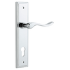 Iver Stirling Door Lever Handle On Stepped Backplate - primehardware