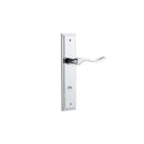 Iver Stirling Door Lever Handle On Stepped Backplate - primehardware