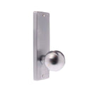 Lockwood 1905 Square End Plate With 20 Knob Polished Brass 1905/20PB - primehardware