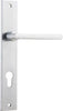 Iver Baltimore Door Lever Handle On Rectangular Backplate - primehardware