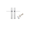 Iver Baltimore Door Lever Handle On Rectangular Backplate - primehardware