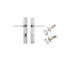 Iver Baltimore Door Lever Handle On Rectangular Backplate - primehardware