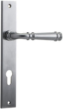 Iver Verona Door Lever Handle On Rectangular Backplate - primehardware