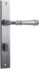 Iver Verona Door Lever Handle On Rectangular Backplate - primehardware