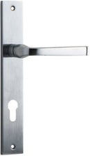Iver Annecy Door Lever Handle On Rectangular Backplate - primehardware