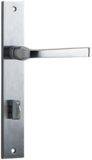 Iver Annecy Door Lever Handle On Rectangular Backplate - primehardware