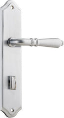 Iver Sarlat Lever Door Handle On Shouldered Backplate - primehardware