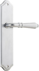 Iver Sarlat Lever Door Handle On Shouldered Backplate - primehardware