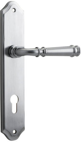 Iver Verona Door Lever Handle On Shouldered Backplate - primehardware