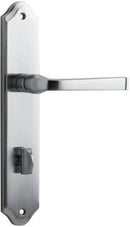 Iver Annecy Door Lever Handle On Shouldered Backplate - primehardware