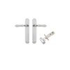 Iver Sarlat Lever Door Handle On Oval Backplate - primehardware