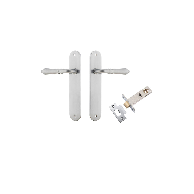 IVER SARLAT LEVER DOOR HANDLE ON OVAL BACKPLATE - CUSTOMISE TO YOUR NEEDS