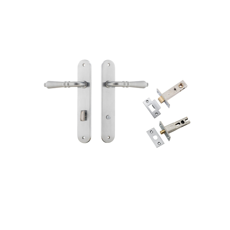 IVER SARLAT LEVER DOOR HANDLE ON OVAL BACKPLATE - CUSTOMISE TO YOUR NEEDS