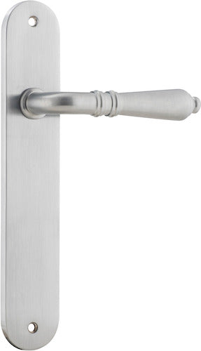 IVER SARLAT LEVER DOOR HANDLE ON OVAL BACKPLATE - CUSTOMISE TO YOUR NEEDS