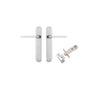 Iver Baltimore Door Lever Handle On Oval Backplate - primehardware