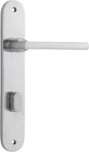 Iver Baltimore Door Lever Handle On Oval Backplate - primehardware