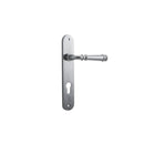 Iver Verona Door Lever Handle On Oval Backplate - primehardware