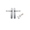 Iver Verona Door Lever Handle On Oval Backplate