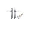 Iver Annecy Door Lever Handle On Oval Backplate - primehardware