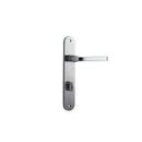 Iver Annecy Door Lever Handle On Oval Backplate - primehardware