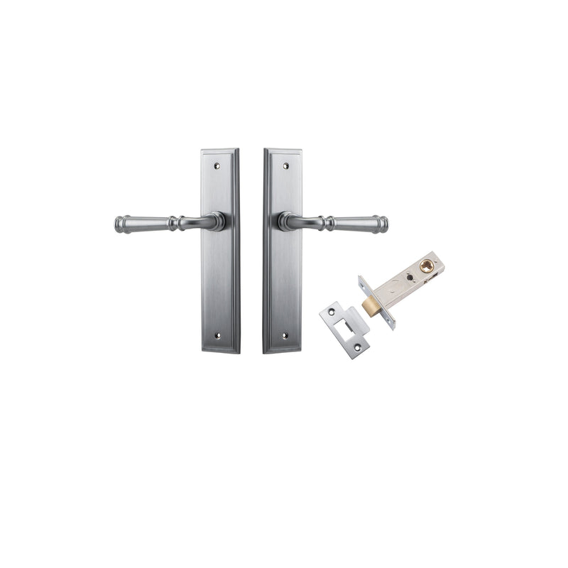 IVER VERONA DOOR LEVER HANDLE ON STEPPED BACKPLATE - CUSTOMISE TO YOUR NEEDS