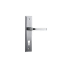 Iver Annecy Door Lever Handle On Stepped Backplate - primehardware