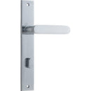 Iver Bronte Door Lever Handle On Rectangular Backplate - primehardware