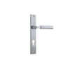 Iver Berlin Door Lever Handle On Rectangular Backplate - primehardware