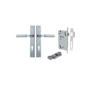 Iver Berlin Door Lever Handle On Rectangular Backplate - primehardware
