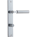 Iver Berlin Door Lever Handle On Rectangular Backplate - primehardware