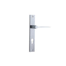 Iver Como Door Lever Handle On Rectangular Backplate - primehardware