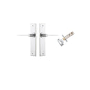 Iver Como Door Lever Handle On Chamfered Backplate - primehardware