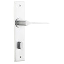 Iver Como Door Lever Handle On Chamfered Backplate - primehardware