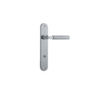 Iver Brunswick Door Lever Handle On Oval Backplate - primehardware