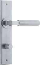 Iver Brunswick Door Lever Handle On Chamfered Backplate - primehardware