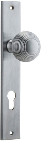 Iver Guildford Door Knob On Rectangular Backplate