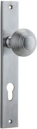 Iver Guildford Door Knob On Rectangular Backplate