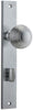 Iver Guildford Door Knob On Rectangular Backplate - primehardware