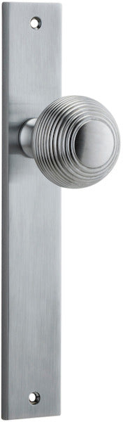 IVER GUILDFORD DOOR KNOB ON RECTANGULAR BACKPLATE - CUSTOMISE TO YOUR NEEDS