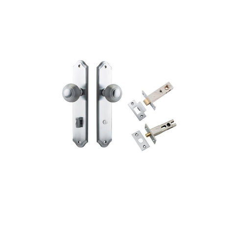 Iver Guildford Door Knob On Shouldered Backplate - primehardware