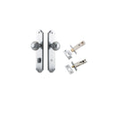 Iver Guildford Door Knob On Shouldered Backplate - primehardware