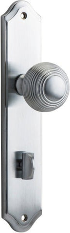 Iver Guildford Door Knob On Shouldered Backplate - primehardware
