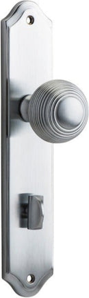 Iver Guildford Door Knob On Shouldered Backplate - primehardware