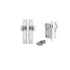 Iver Paddington Door Knob On Chamfered Backplate - primehardware