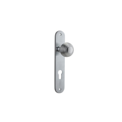 Iver Guildford Door Knob On Oval Backplate - primehardware