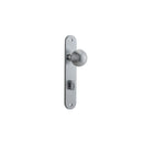 Iver Guildford Door Knob On Oval Backplate - primehardware