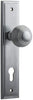Iver Guildford Door Knob On Stepped Backplate - primehardware