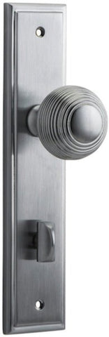 Iver Guildford Door Knob On Stepped Backplate